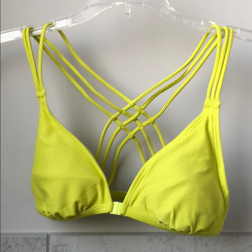 Chartreuse Swim Top
